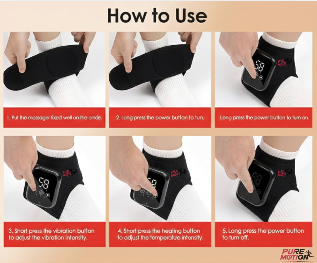 PureMotion A400 Compression Ankle Massager
